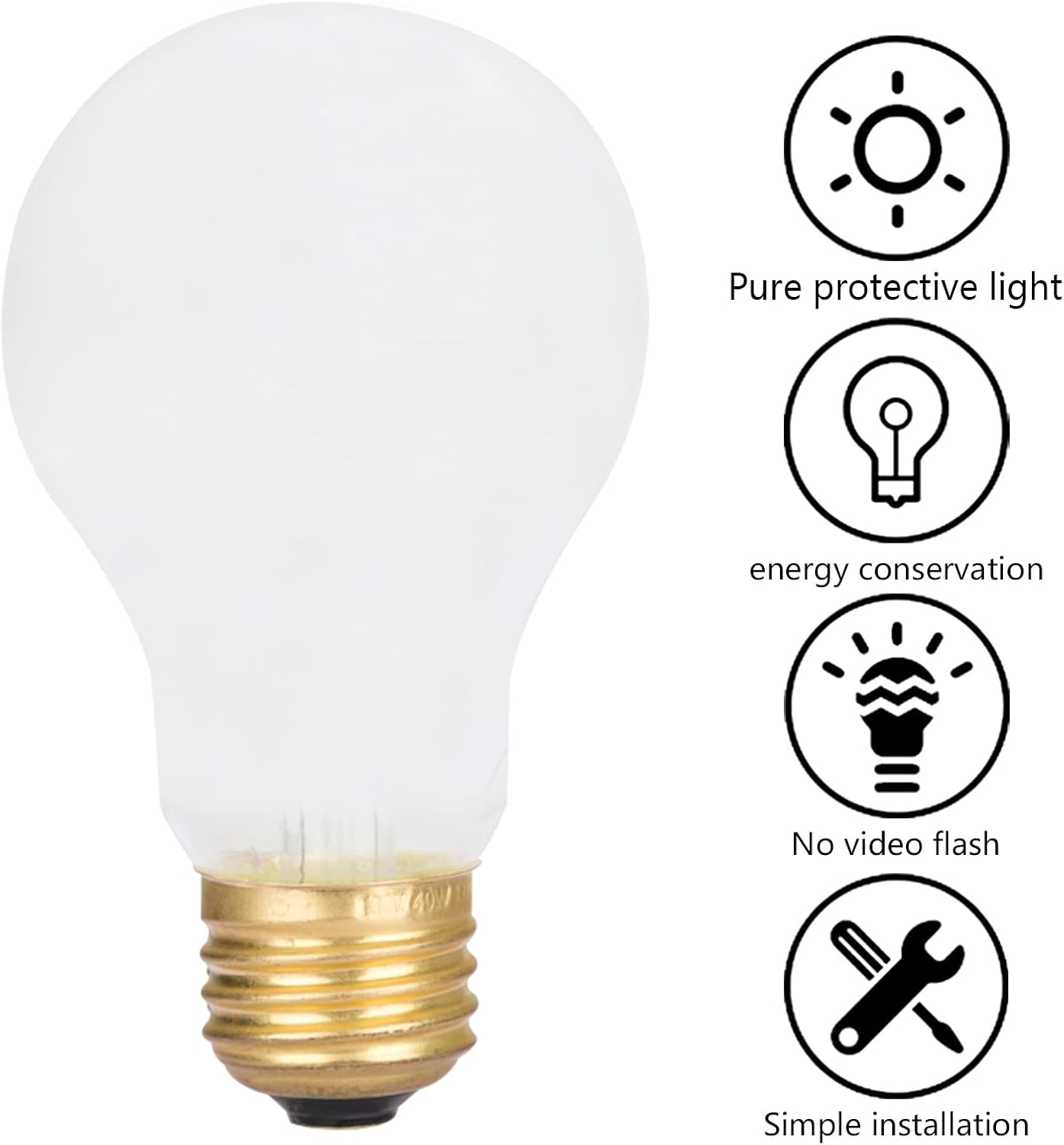 12 Pack 60 Watt A19 E26 Medium Base 130 Volt Incandescent Light Bulbs, Standard Household Bulbs for Ceiling Fan, Bedroom, Living Room