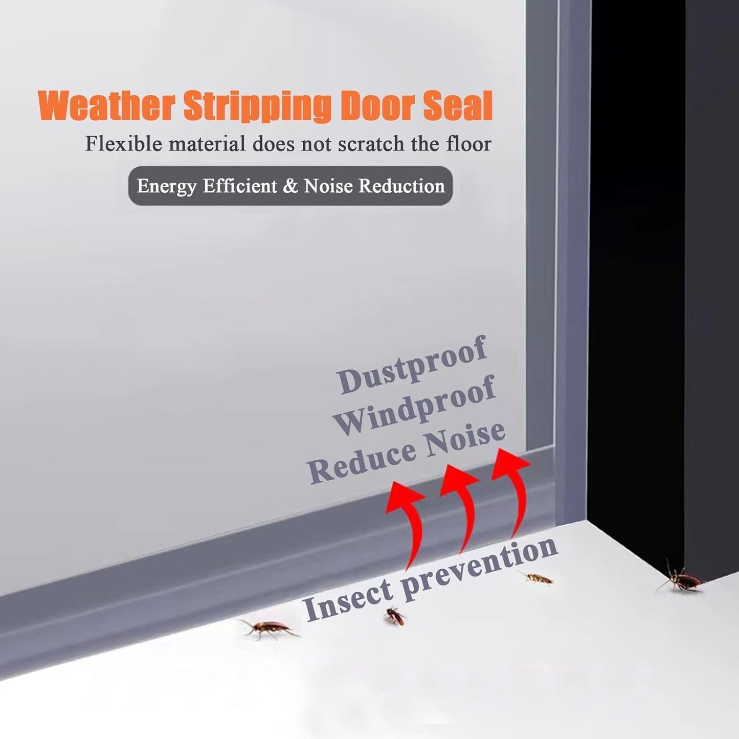 32.8FT Silicone Weather Stripping Door Seal Strip, No Residue Glass Shower Door Seal Strip Under Door Draft Stopper Silicone Sealing Tape for Doors Windows Shower Glass Gap,Transparent,35MM