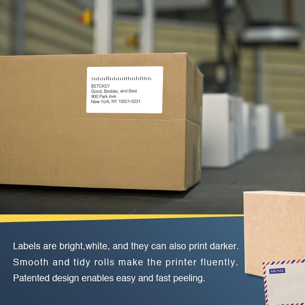 - Compatible Shipping Labels Replacement for Brother DK-1202 (2.4 in x 3.9 in), Use with Brother QL Label Printers [10 Rolls/3000 Labels]