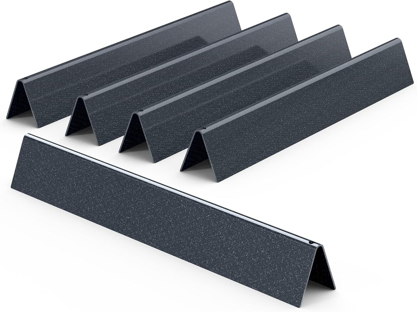7620 Flavorizer Bars for Weber Genesis 300 Series, E-310 E-330 Grills with Front Control(2011-2016), 17.5 Inch Porcelain Steel Flavor Bars, Grill Burner Cover Replacement Parts