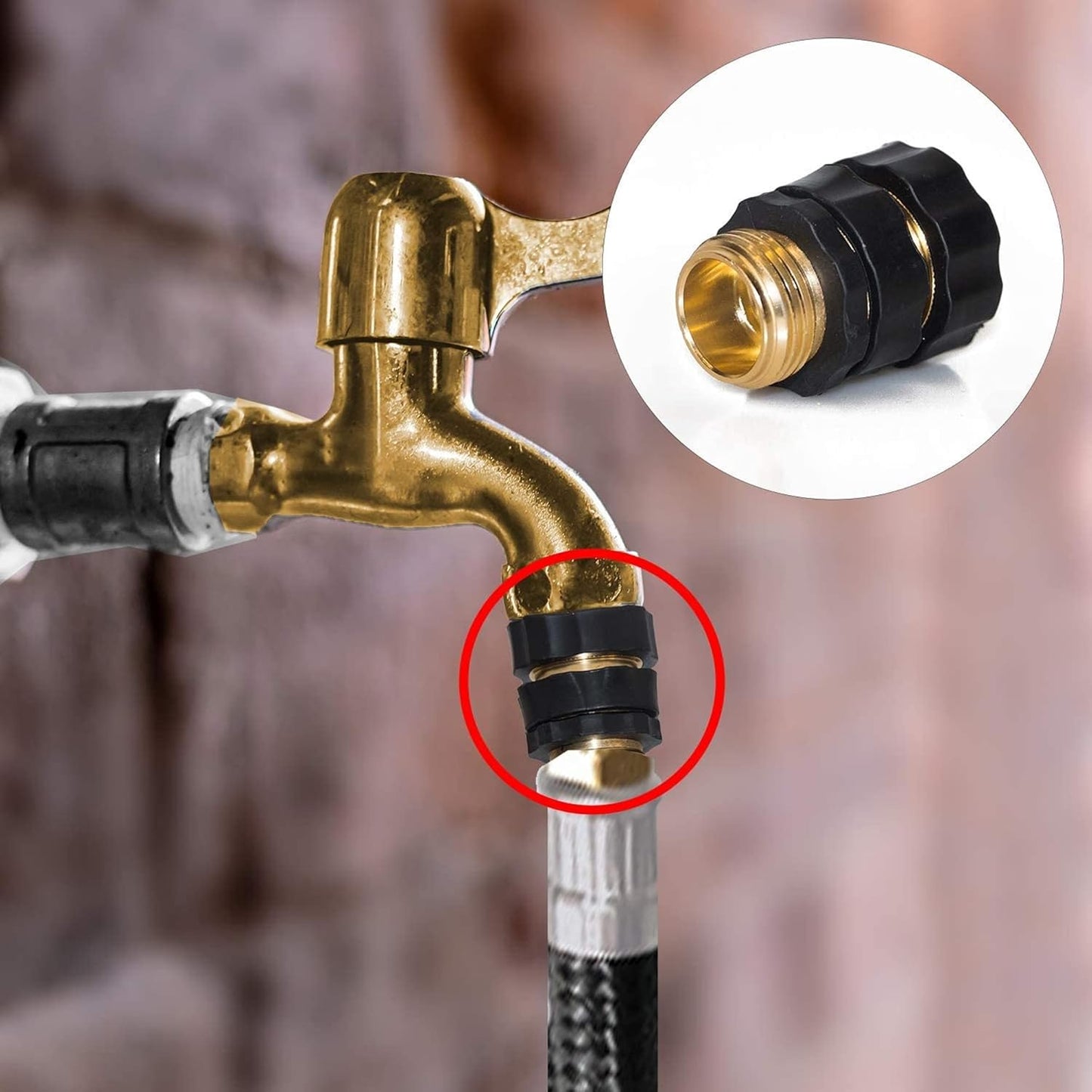 Garden Hose Quick Connect + Hose Repair Kit