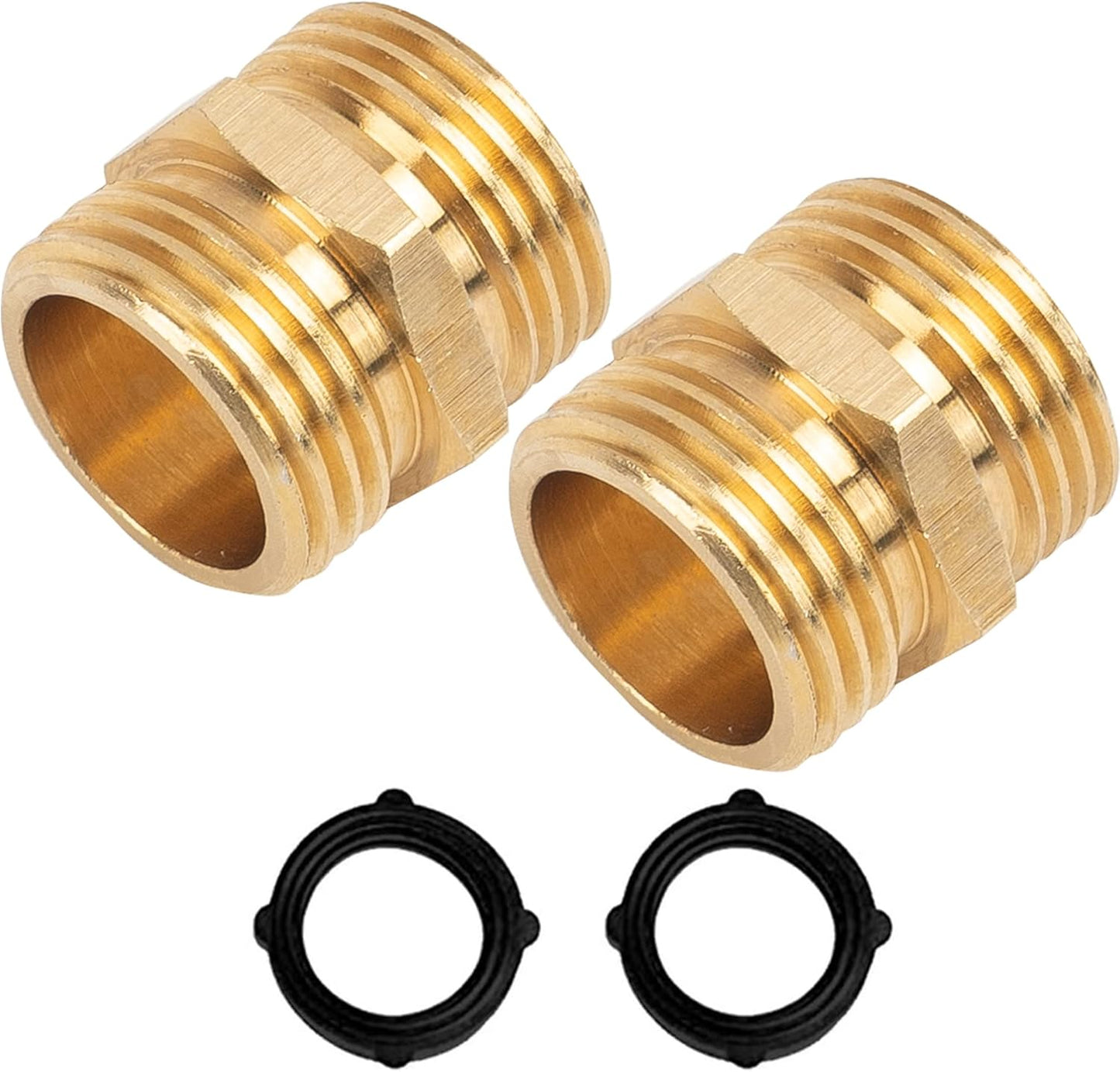 Garden Hose Adapter + Nozzle Jet with Shutoff Valve