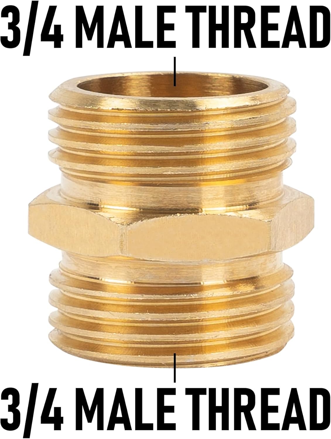 Garden Hose Adapter + Nozzle Jet with Shutoff Valve