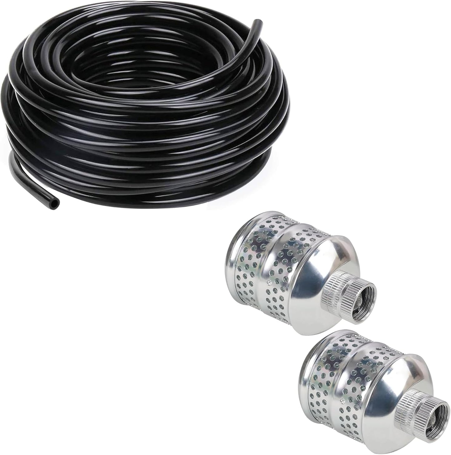 50 FT Distribution Tubing + Bubbler Sprinkler Heads