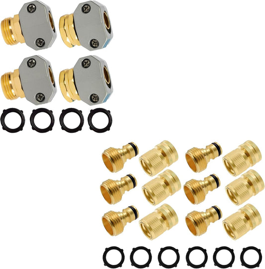 Garden Hose Repair Kit + Garden Hose Quick Connector Kit