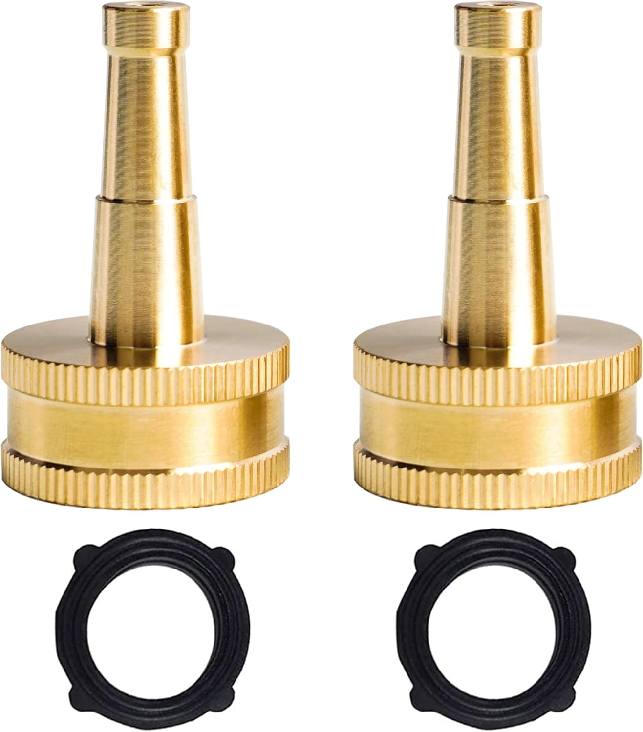 Garden Hose Repair Kit + 2 Inch Jet Sweeper Brass Nozzle