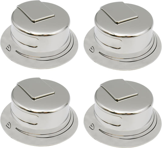 4 pcs 318569904 Range knob cooktop Burner knob Compatible with Electrolux Frigidaire Replace PD00061227 3514026 AP5809436 PS9495257 EAP9495257