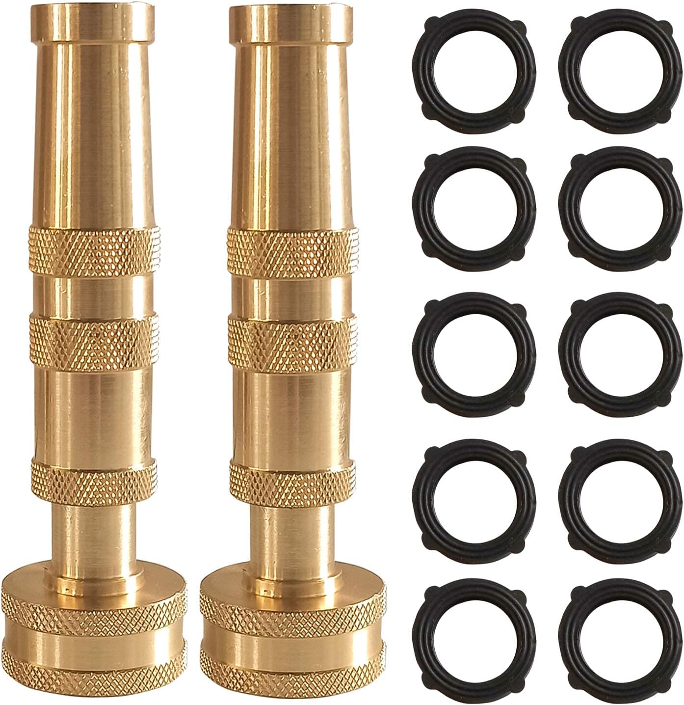 4" Twist Hose Nozzle + Garden Hose Quick Connector