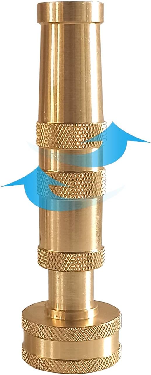 4" Twist Hose Nozzle + Garden Hose Quick Connector