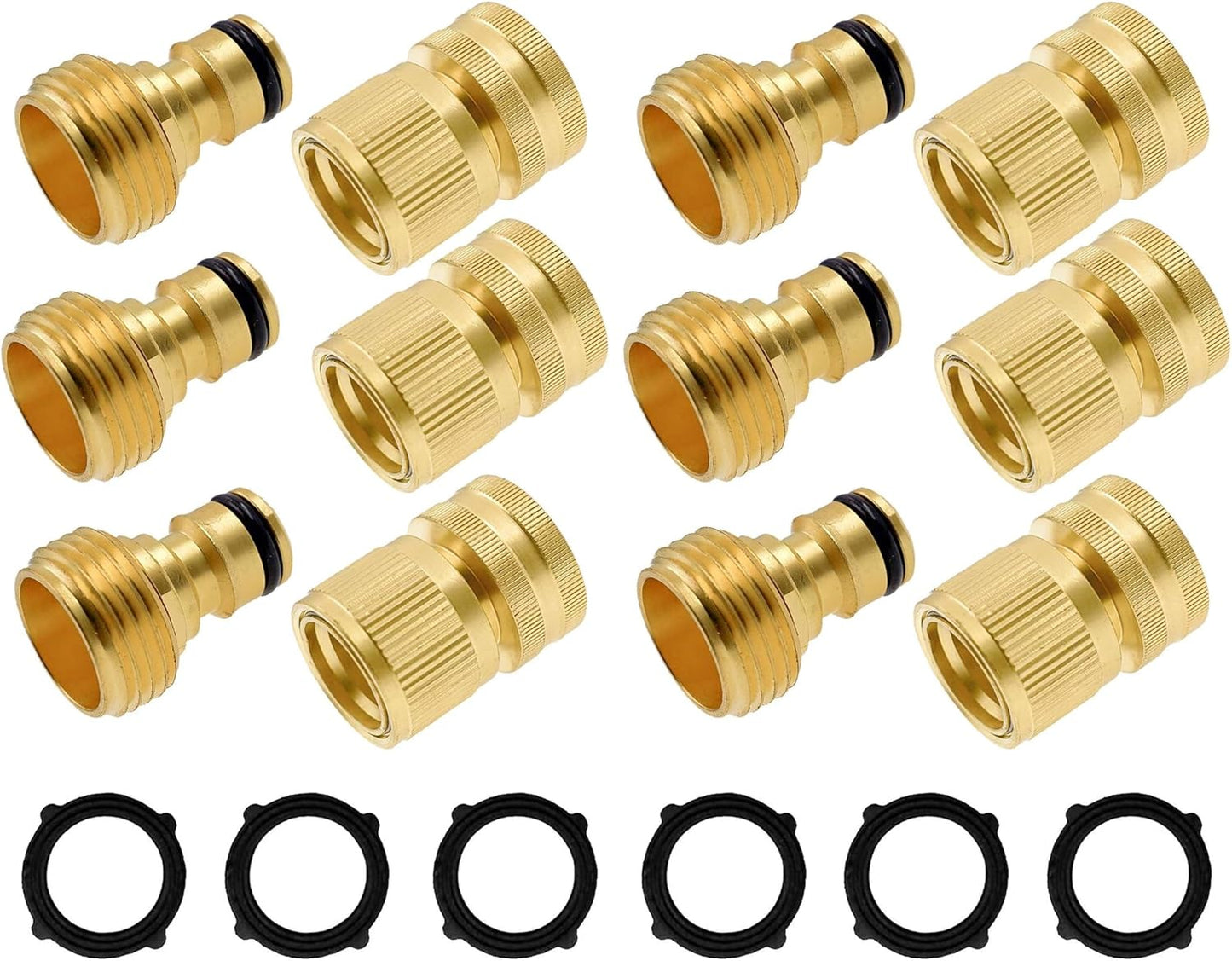 4" Twist Hose Nozzle + Garden Hose Quick Connector