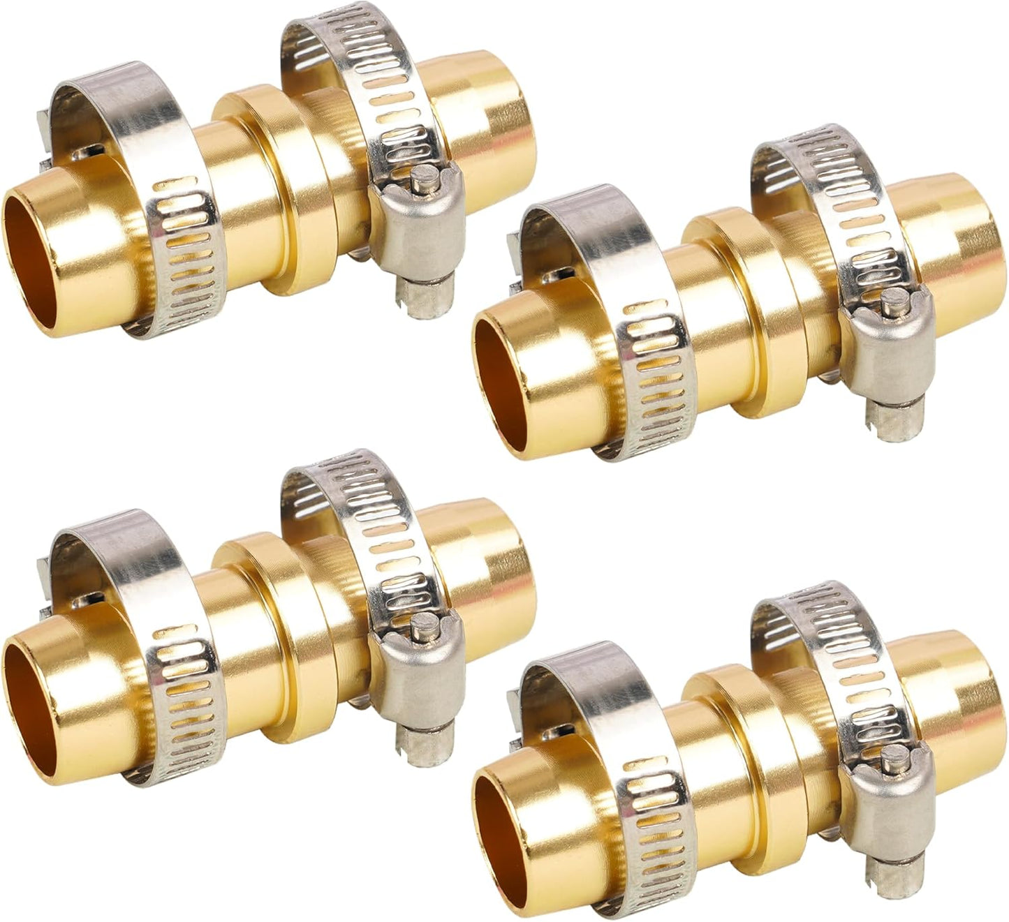 Garden Hose Repair Connector with Clamps + Hose Repair Kit