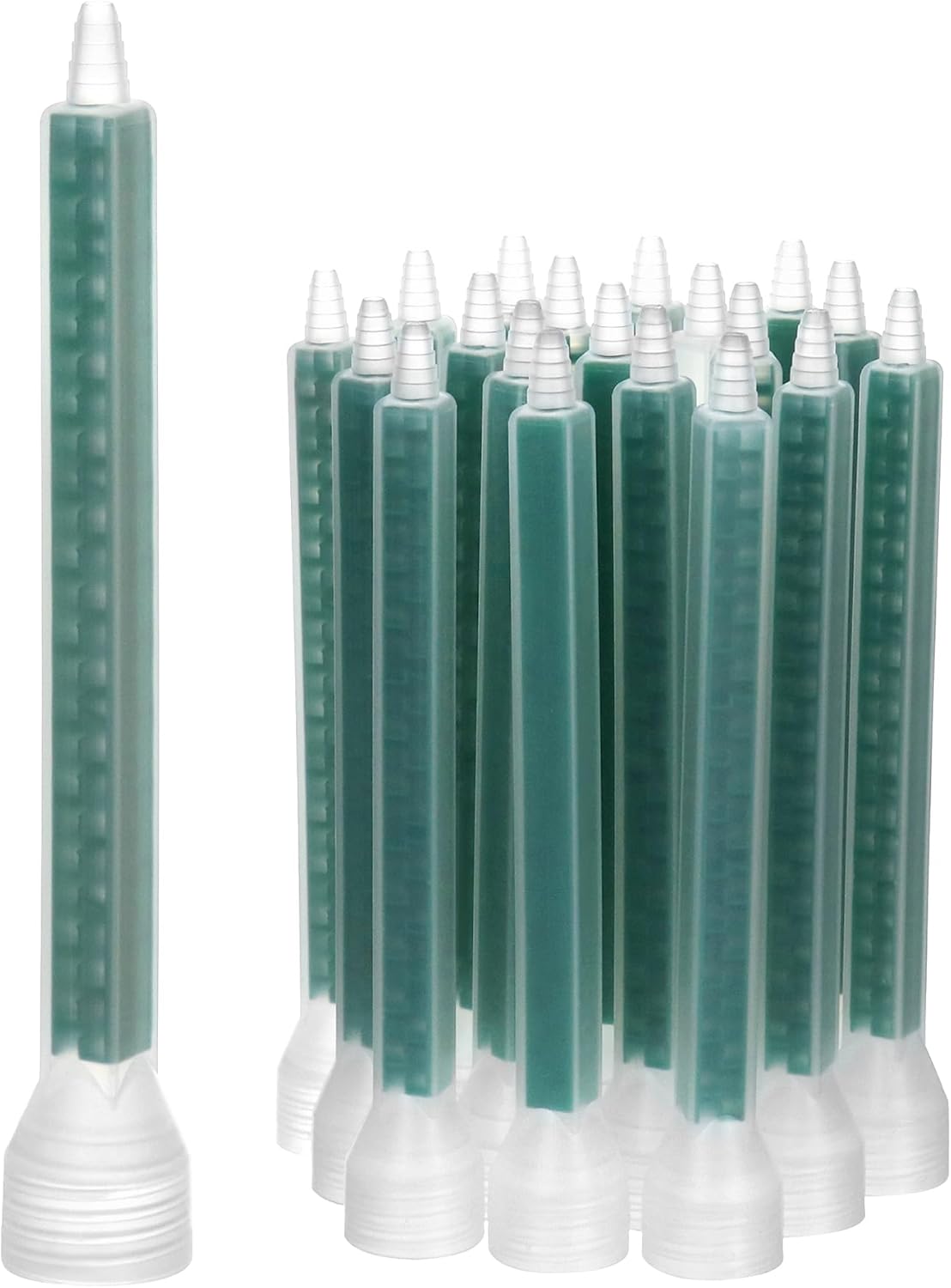 Epoxy Mixing Nozzle, Static Mixing Nozzle Tip for Adhesive Cartridges, Pack of 20