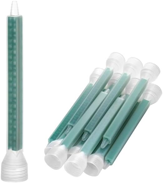 Epoxy Mixing Nozzle, Static Mixing Nozzle Tip for Adhesive Cartridges, Pack of 20