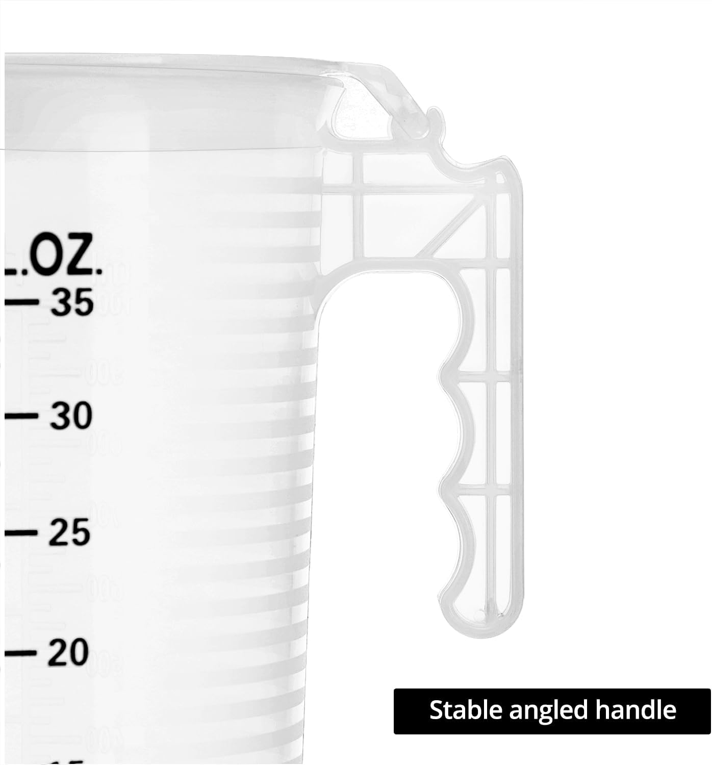 2 Pack 32oz (1 Quart) Measuring Pitcher - Plastic, Multipurpose, Polypropylene, with Clear Ounce & Milliliter Markings, Dustproof Lid, for Cooking, Home Hobbies, Shop Oil and Fluids