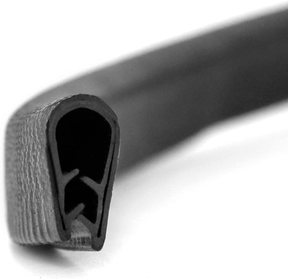 Seal Strip, 40 Feet Edge Trim, EDPM Rubber Seal Trim for Cars, Boats, Trucks, RVs, Fits Edge 1/16" to 1/8"