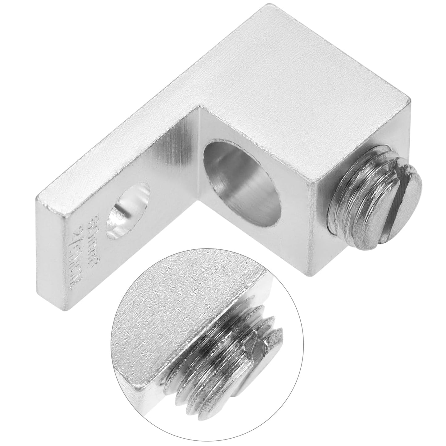 Aluminum Alloy Mechanical Lugs, 25Pcs High-Strength Terminal Mechanical Lug, Screw Size 5/16-24, Compatible with 14 AWG - 2/0 AWG Conductors