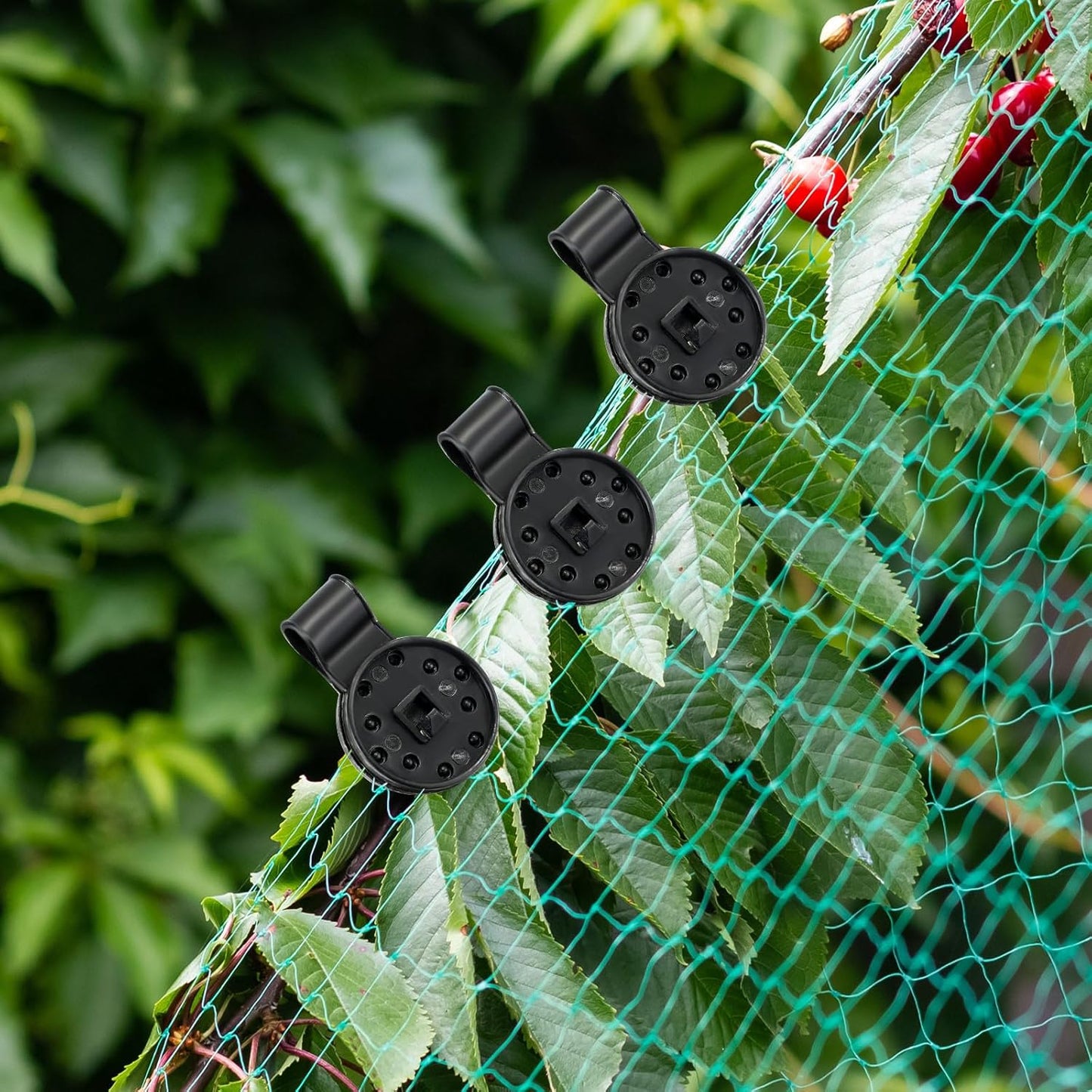 400 Pcs Black Shade Cloth Plastic Clips Round Sunshade Net Fixing Clip Fabric Clips for Garden Anti Bird Netting Greenhouse Outdoor Agricultural Netting Fabric Accessories