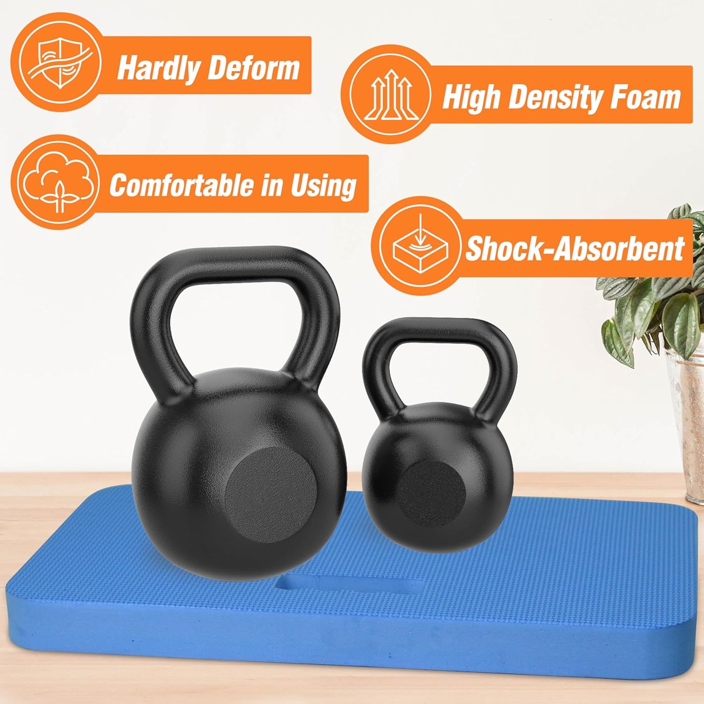 3-Pack Garden Kneeling Pad - For Gardening, Baby Bath, Yoga, Pilates, Exercise, Blue