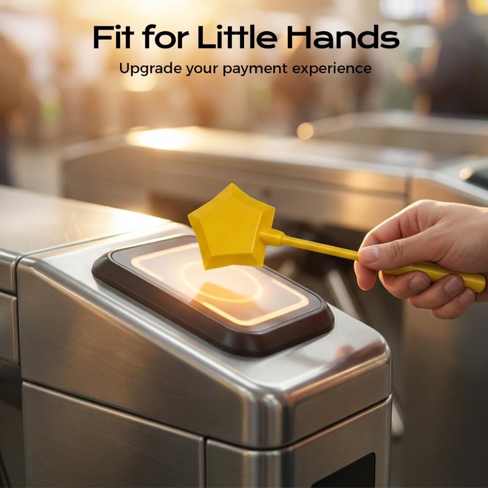 3D Printed Magic Tap to Pay Wand, 2026 Credit Card Wand Digital Star Magic Wand Contactless Payment Card Holder