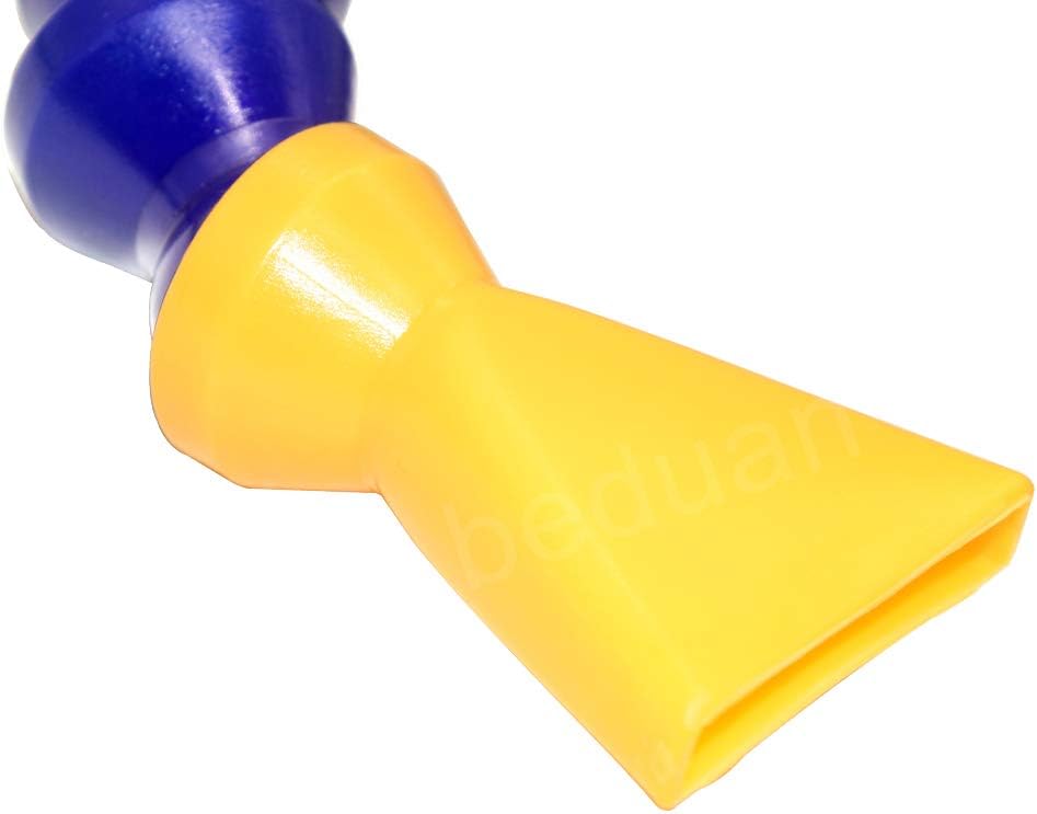 1/2" Thread Water Oil Coolant Hose Pipe Plastic Adjustable Flexible Cooling Tube for Hydraulic Machinery/Water Cooling System (Pack of 10)