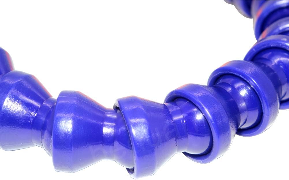 1/2" Thread Water Oil Coolant Hose Pipe Plastic Adjustable Flexible Cooling Tube for Hydraulic Machinery/Water Cooling System (Pack of 10)