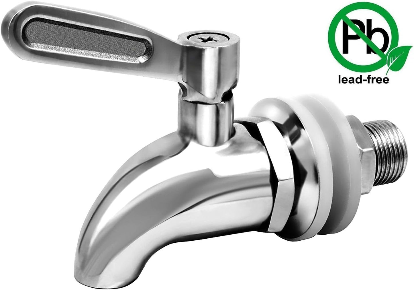 Updated More Durable Beverage Dispenser Replacement Spigot,Stainless Steel Polished Finished, Water Dispenser Replacement Faucet, fits Berkey and Other Gravity Filter Systems as Well