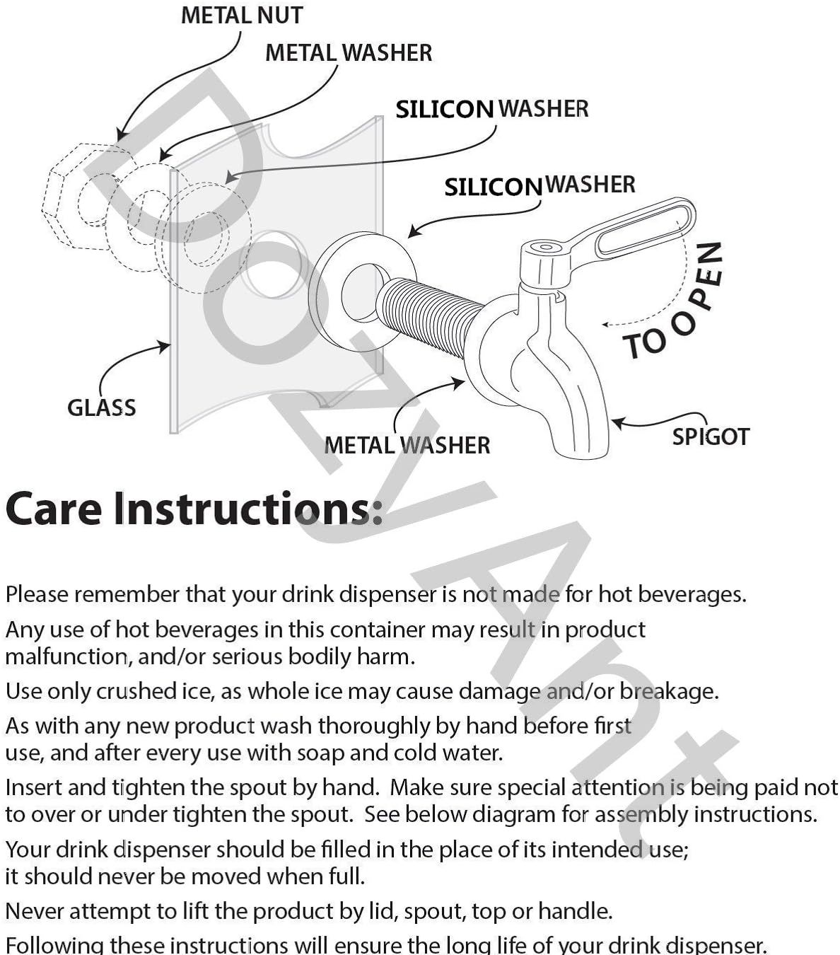 Updated More Durable Beverage Dispenser Replacement Spigot,Stainless Steel Polished Finished, Water Dispenser Replacement Faucet, fits Berkey and Other Gravity Filter Systems as Well