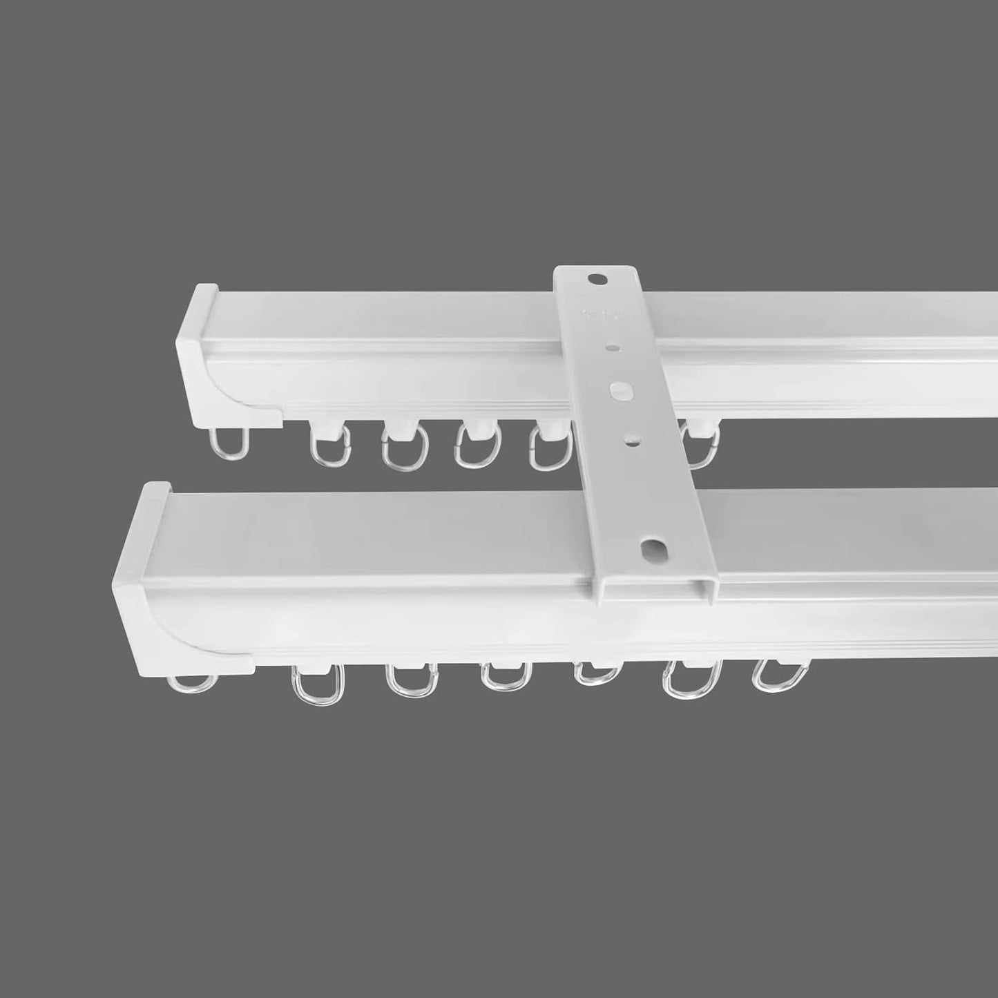 Double Track Bracket White, 10pcs