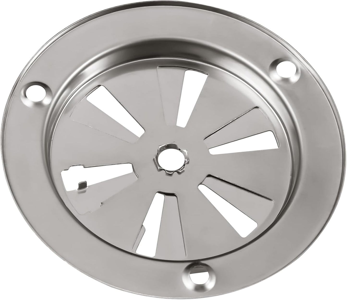 Stainless Steel BBQ Smoker Air Vent - Adjustable Grill Damper for Controlling Airflow - Replacement Parts for Grill and Smoker Vents - 4 Packs