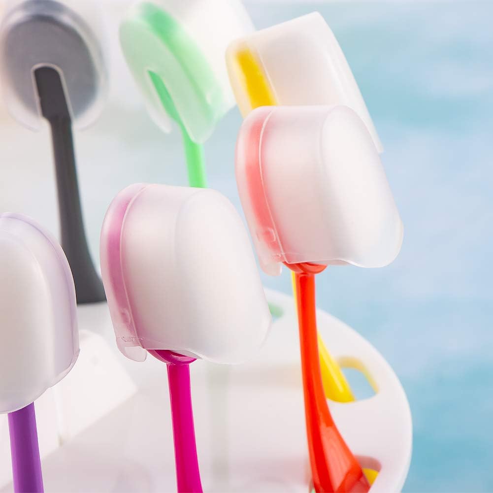 10 pcs Rainbow 4 Ink Blending Brushes for Card Making,Craft Broad Application Assortment Paper Crafter（with dust Cover and Rotating Brush Holder）