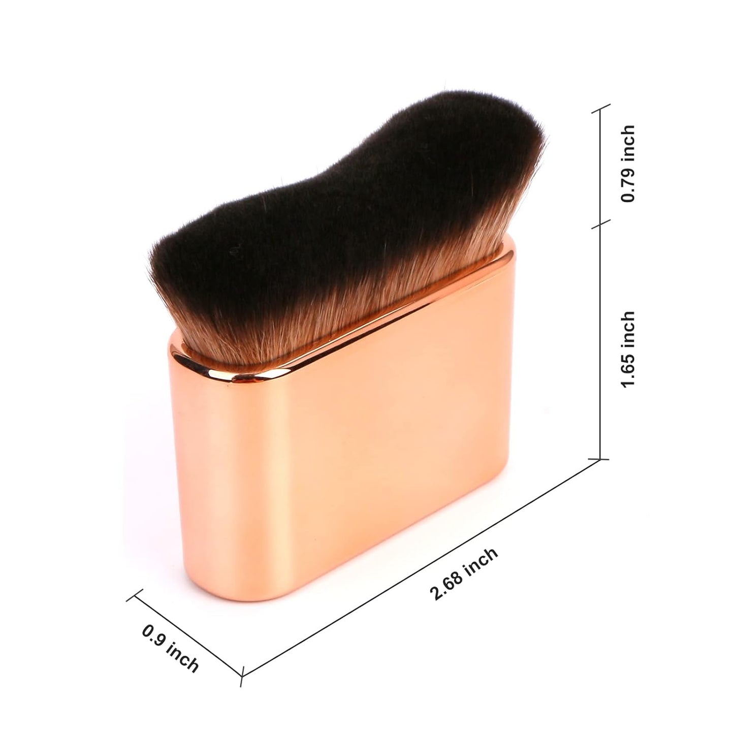 2pcs Self Tanner Brush & Kabuki Brush for Body - Self Tanning Applicator, Body Bronzer Brush for Fake Tan, Sunscreen, Makeup - Face & Body Foundation Brush