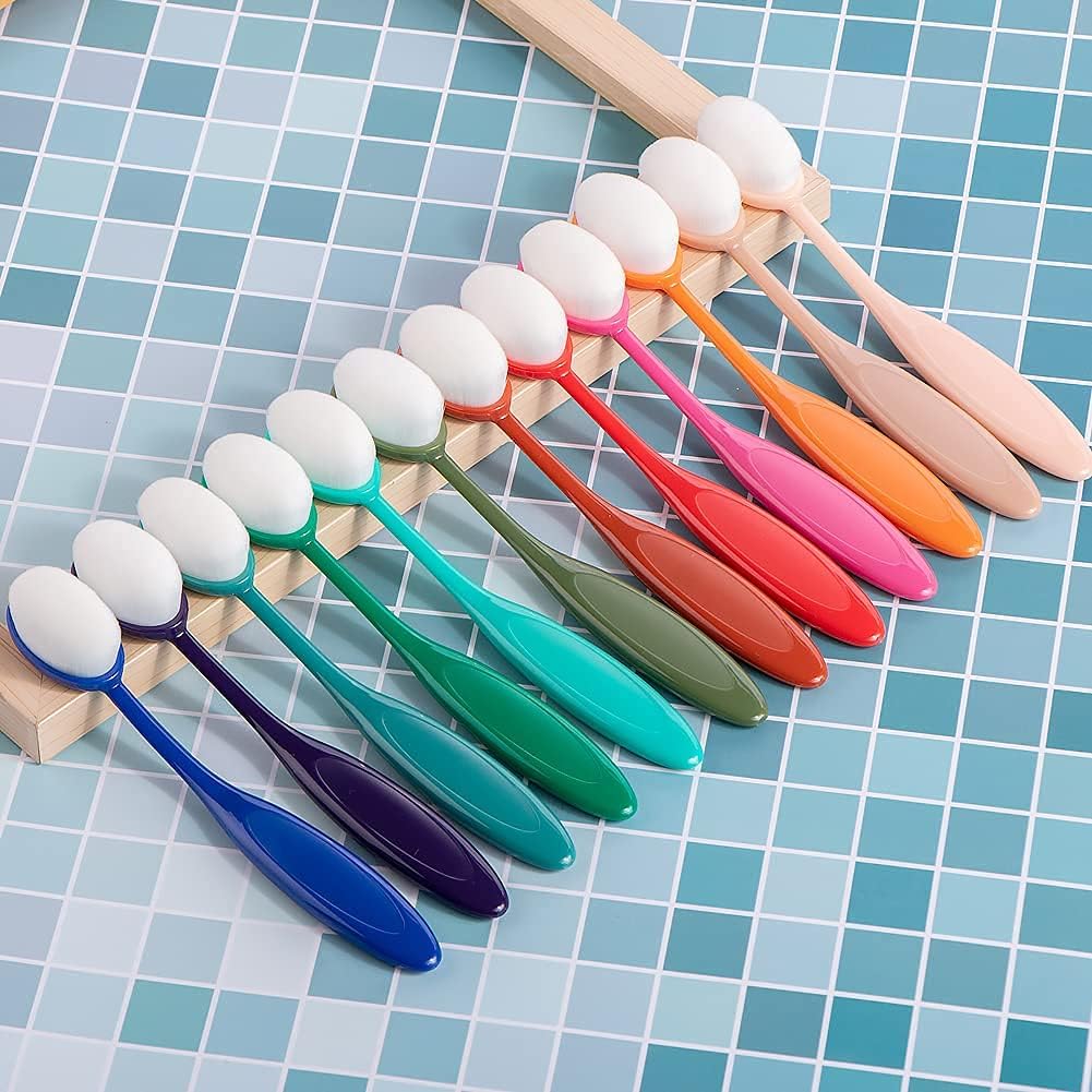 30 Pcs Ink Blending Brushes for Card Making, Crafts - 12 Background & 18 Stencil Detail Brushes | Professional Artist Tools for Scrapbooking, Papercraft, DIY Art
