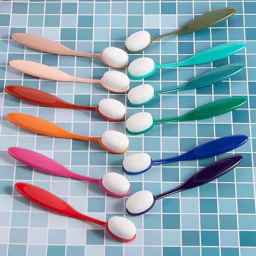 30 Pcs Ink Blending Brushes for Card Making, Crafts - 12 Background & 18 Stencil Detail Brushes | Professional Artist Tools for Scrapbooking, Papercraft, DIY Art