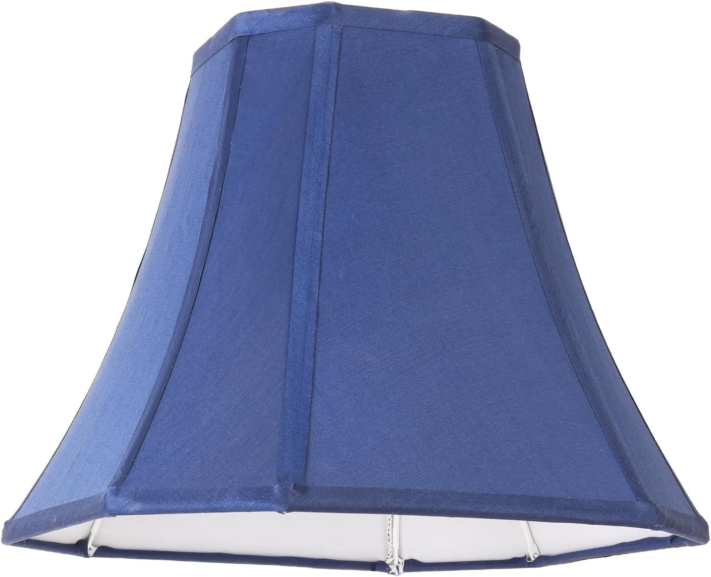 2 Pcs Navy Blue Square Cute Lamp Shades Octagonal Faux Silk Lampshade Replacement Medium Lampshade 6.5×13×10.6IN(Spider) Vintage Lamp Shade for Table & Floor Lamp - Easy Assembly