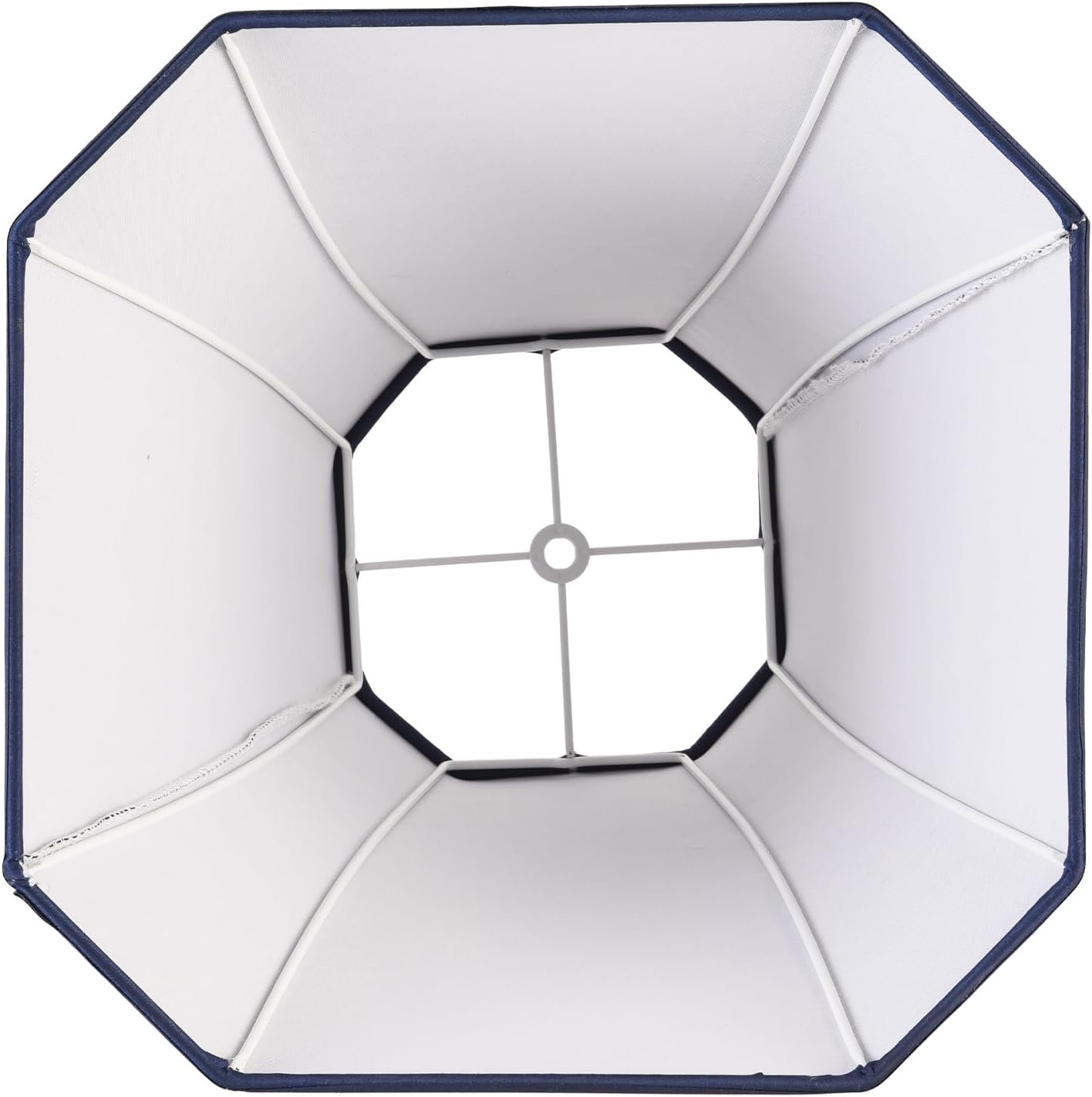 2 Pcs Navy Blue Square Cute Lamp Shades Octagonal Faux Silk Lampshade Replacement Medium Lampshade 6.5×13×10.6IN(Spider) Vintage Lamp Shade for Table & Floor Lamp - Easy Assembly