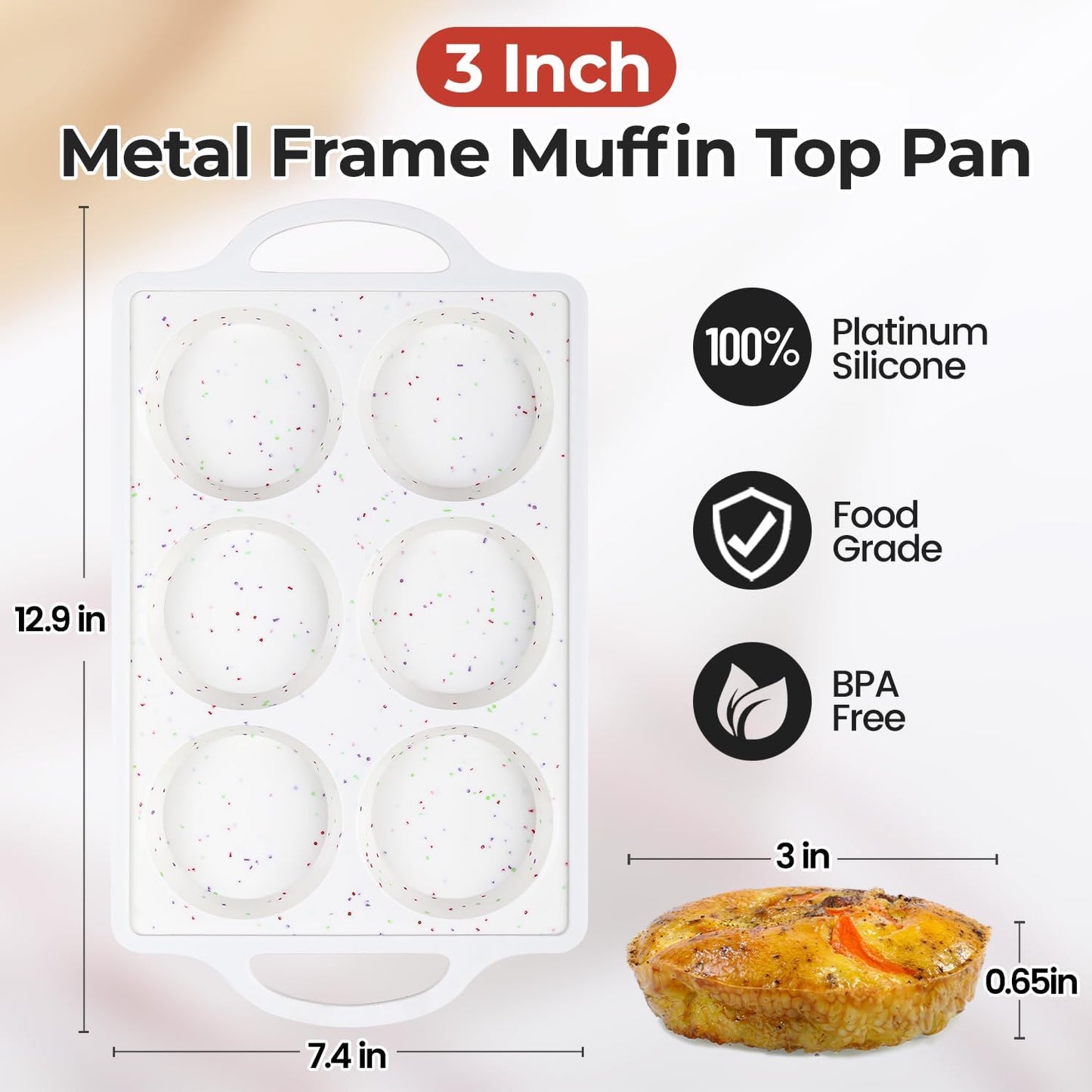 Silicone Muffin Top Pan & Silicone Mini Loaf Pan
