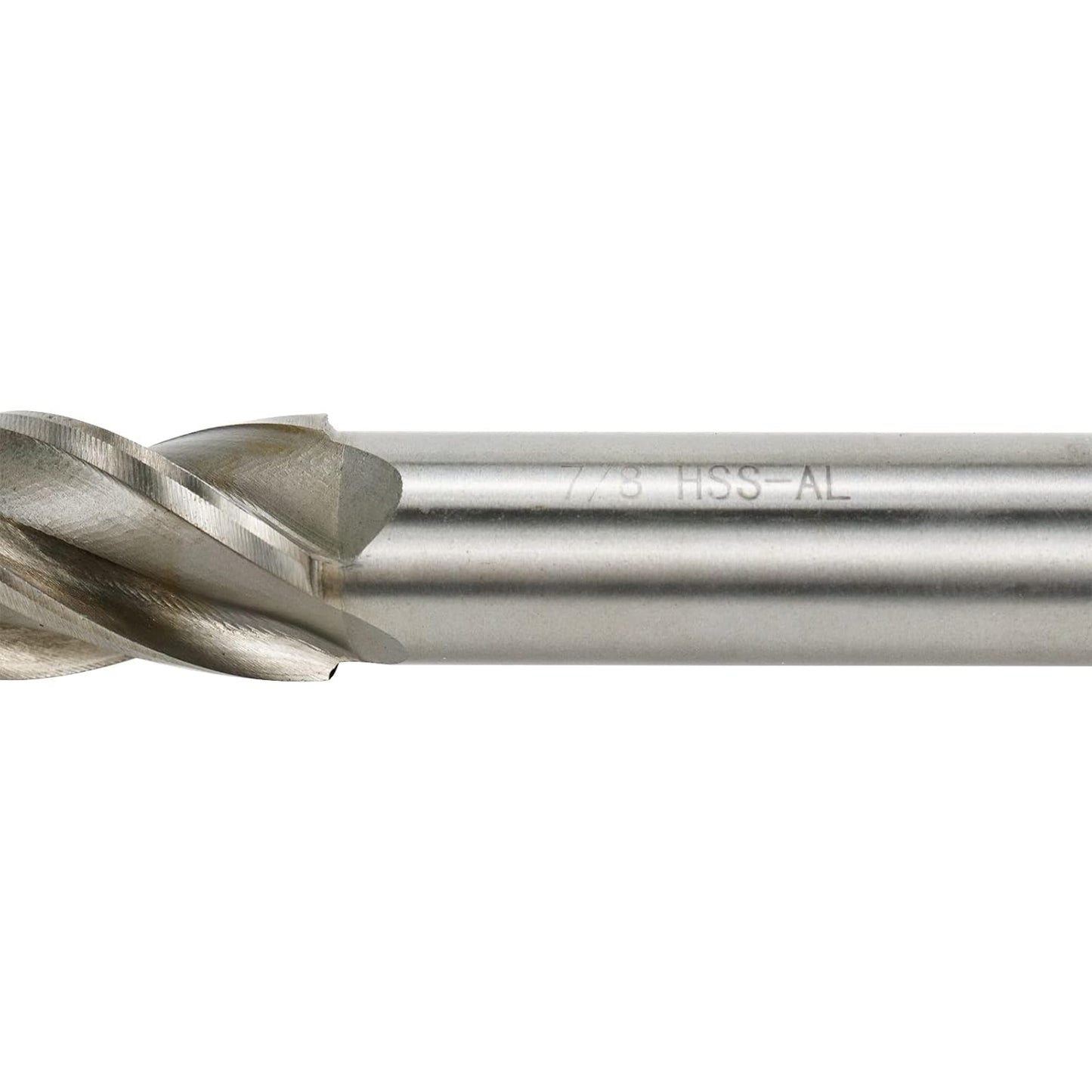 Square End Mill 7/8" Cutting Dia x 3/4" Shank Dia 4 Flute Straight End Mill Cutter