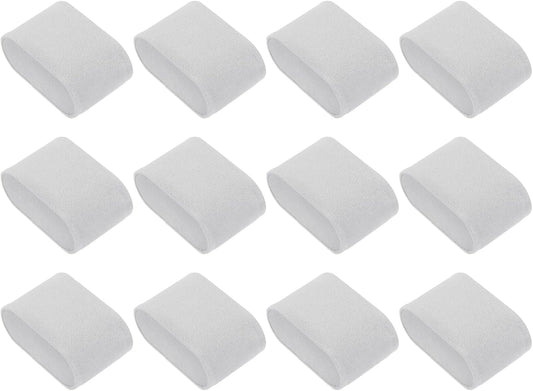 12 Pcs Watch Display Pillow, 2.8x1.7x1.2 Inch Flannelette Bracelet Pillows, Display Storage Cushion for Watch Bangle Jewelry, Grey