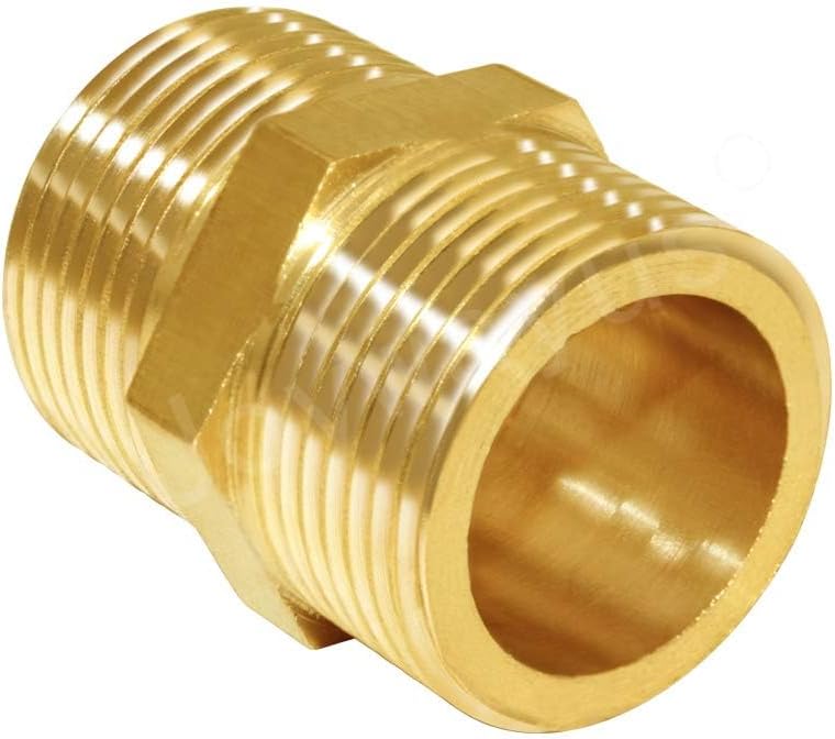 Brass Tee Pipe Fitting Barstock 3 Way 3/4" NPT Female x 3/4" NPT Female x 3/4" NPT Male Hose Fitting