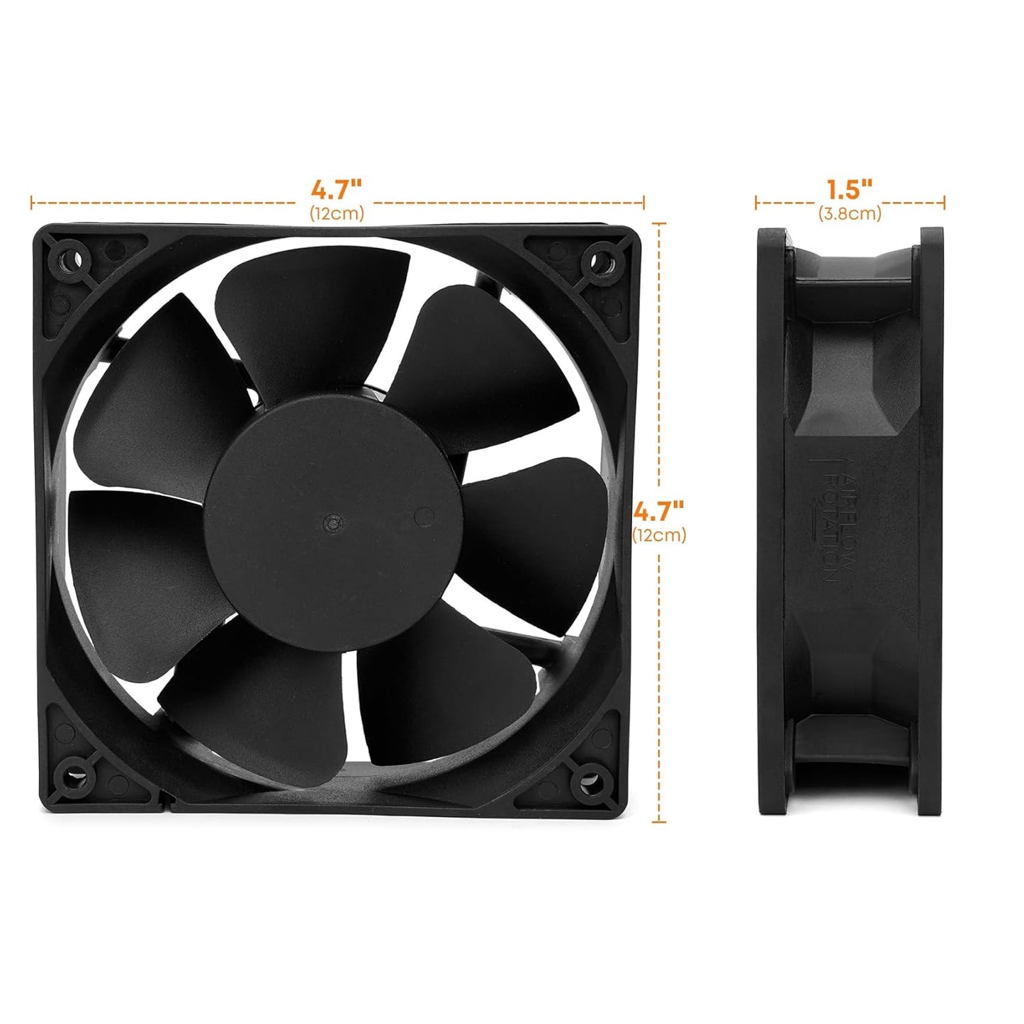 Fan Kit Compatible with Masterbuilt Gravity Series 560/800/1050 Digital Charcoal Grill & Smoker, Replacement Part for 9904190040