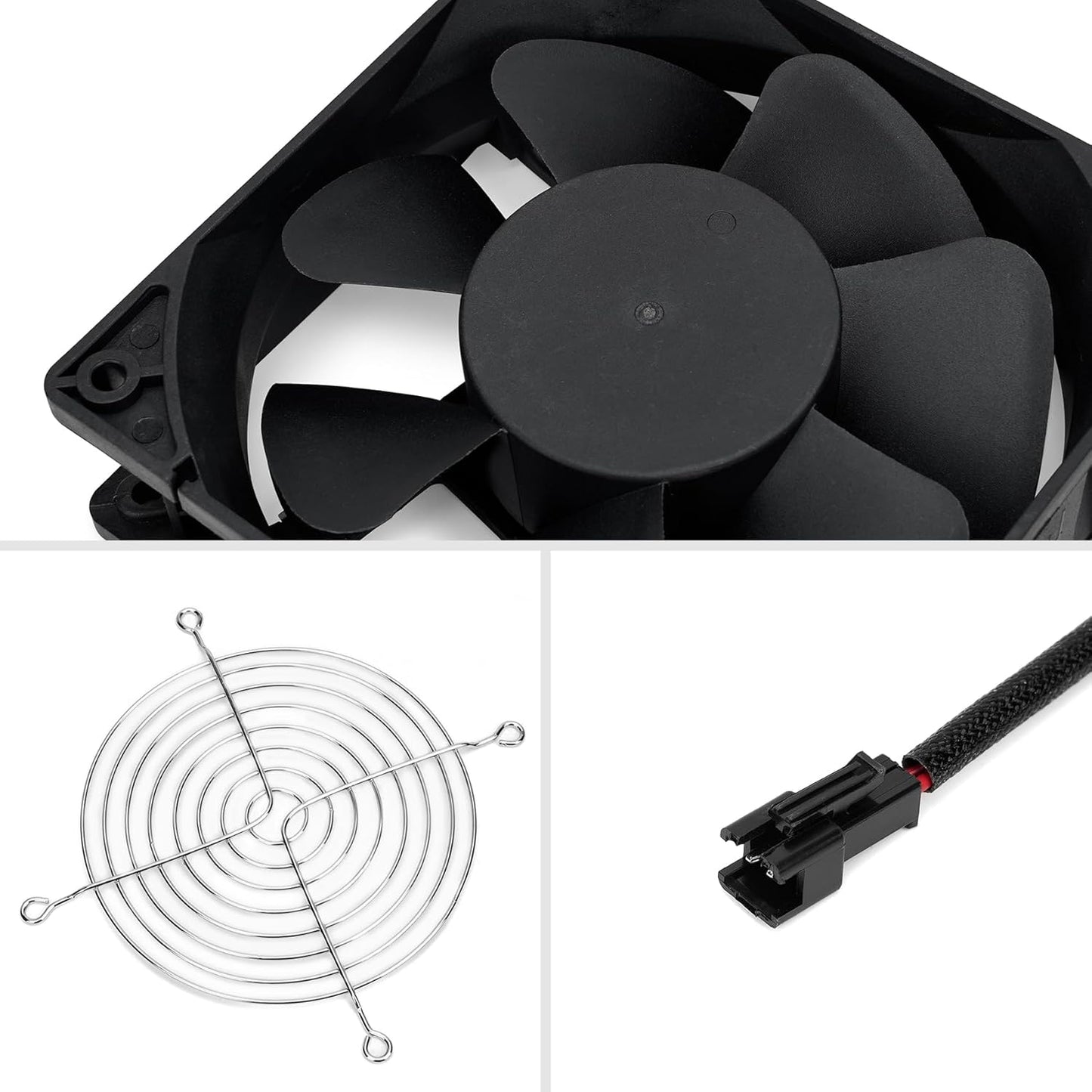 Fan Kit Compatible with Masterbuilt Gravity Series 560/800/1050 Digital Charcoal Grill & Smoker, Replacement Part for 9904190040