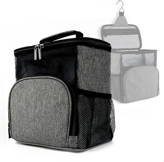 Mesh Shower Caddy Tote Bag, Portable Toiletry Bag Bath Organizer for College Dorms, Gym, Camp, Women and Men