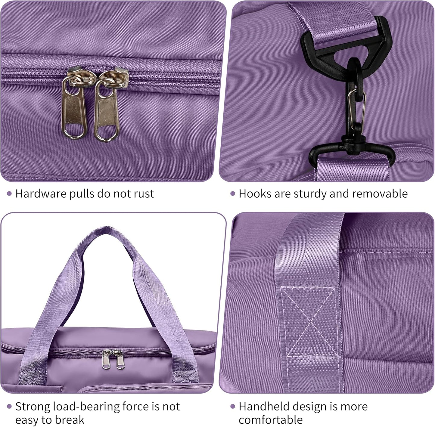 Gym Bag, For Both Men and Women, Foldable, With Shoe Compartment and Wet/Dry Compartment