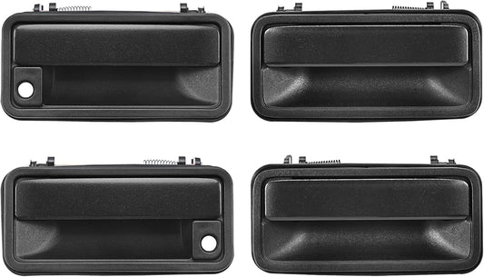 Exterior Door Handles Front/Rear Left & Right for Chevy C1500 C2500 C3500 K1500 K2500 K3500 GMC Yukon Tahoe Suburban Replaces # 15742229, 15742230, 15742233, 15742234