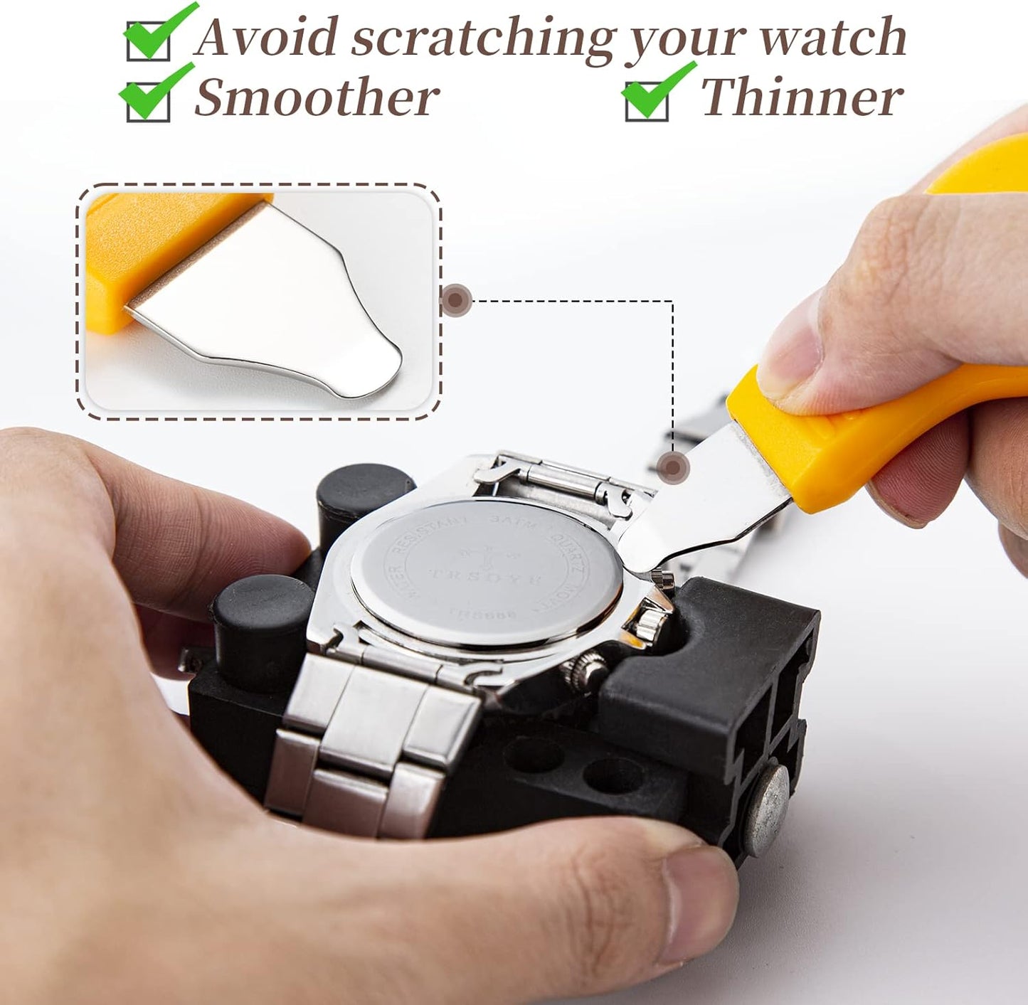 Watch Repair Kit with Black and Brown Bag