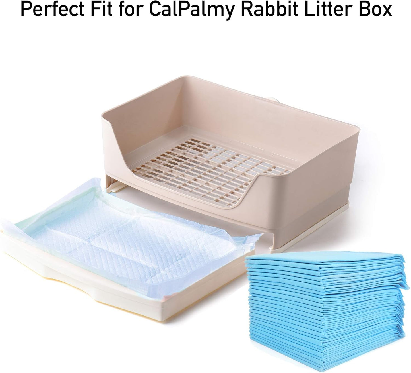 (100 Pads)  Ultra Absorbency Pet Toilet Training Pads 18" x 13" Moisture Locking Technology Turns Liquid into Gel - Perfect for Rabbits and Guinea Pigs