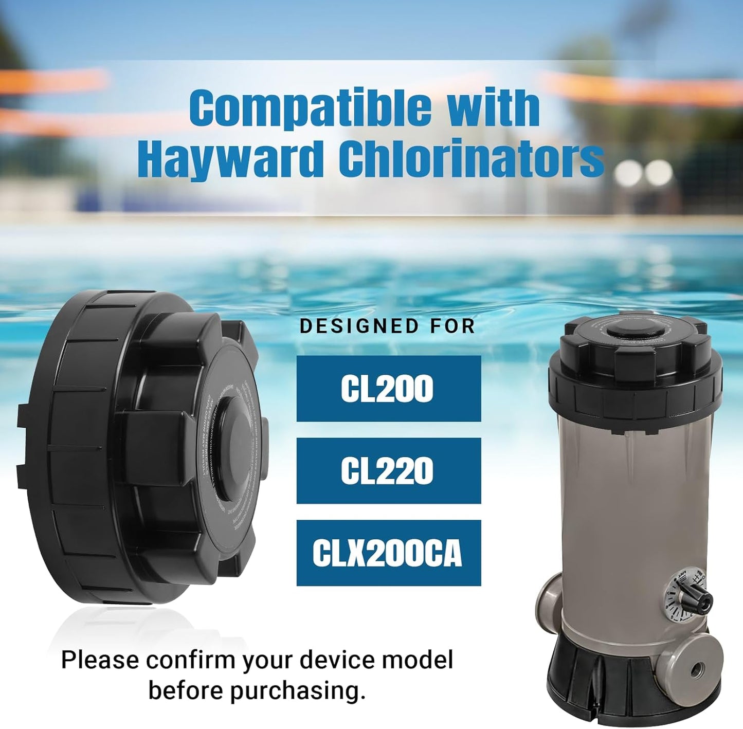 Chlorinator Lid Cover and 520670 The Exact Acid Washing Kit Replacement