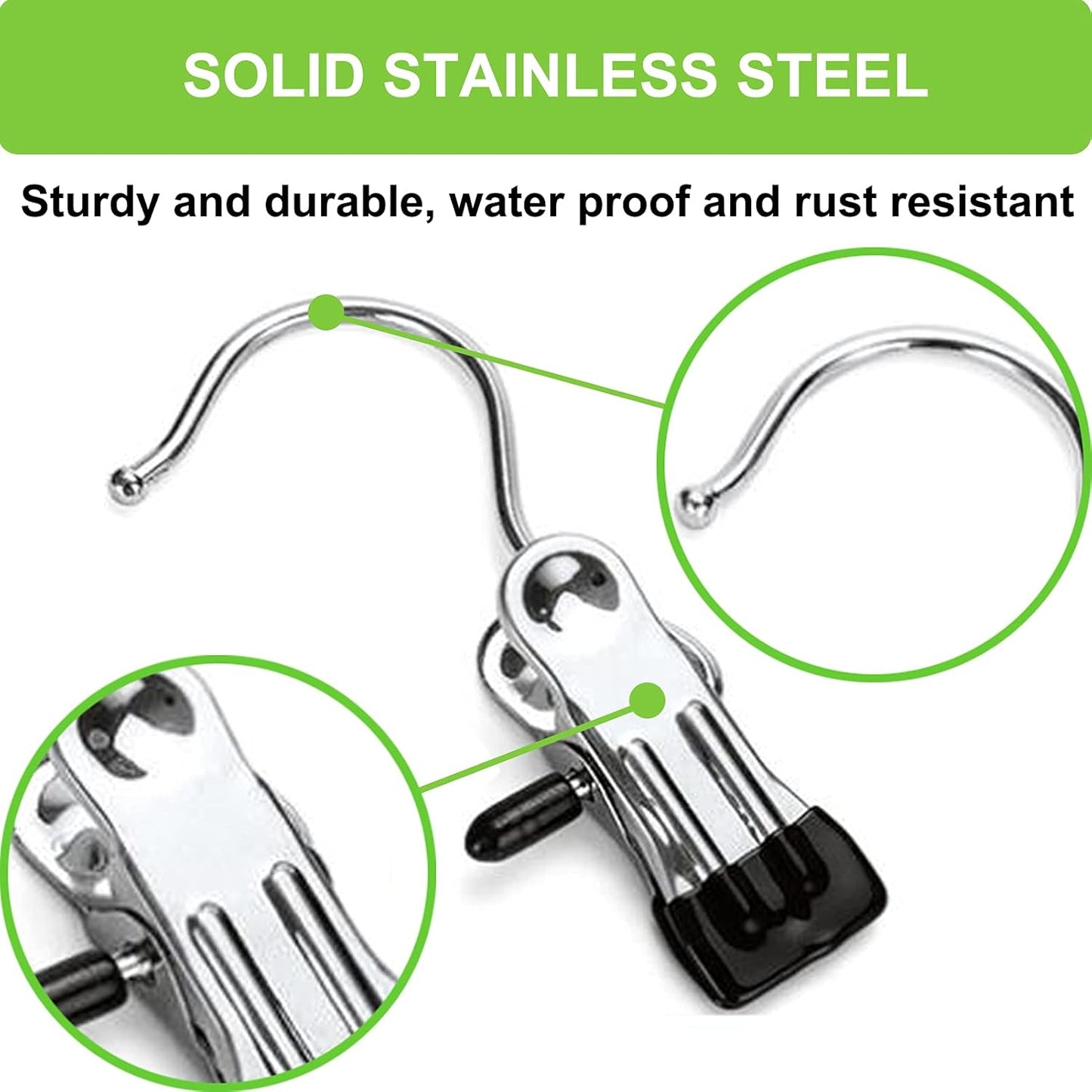 Laundry Hooks Hanging Clips Clothes Pins Closet Hanger Organizer + Garden Tools Sets, Gardening Tool Set with 39.3 in Repotting Mat