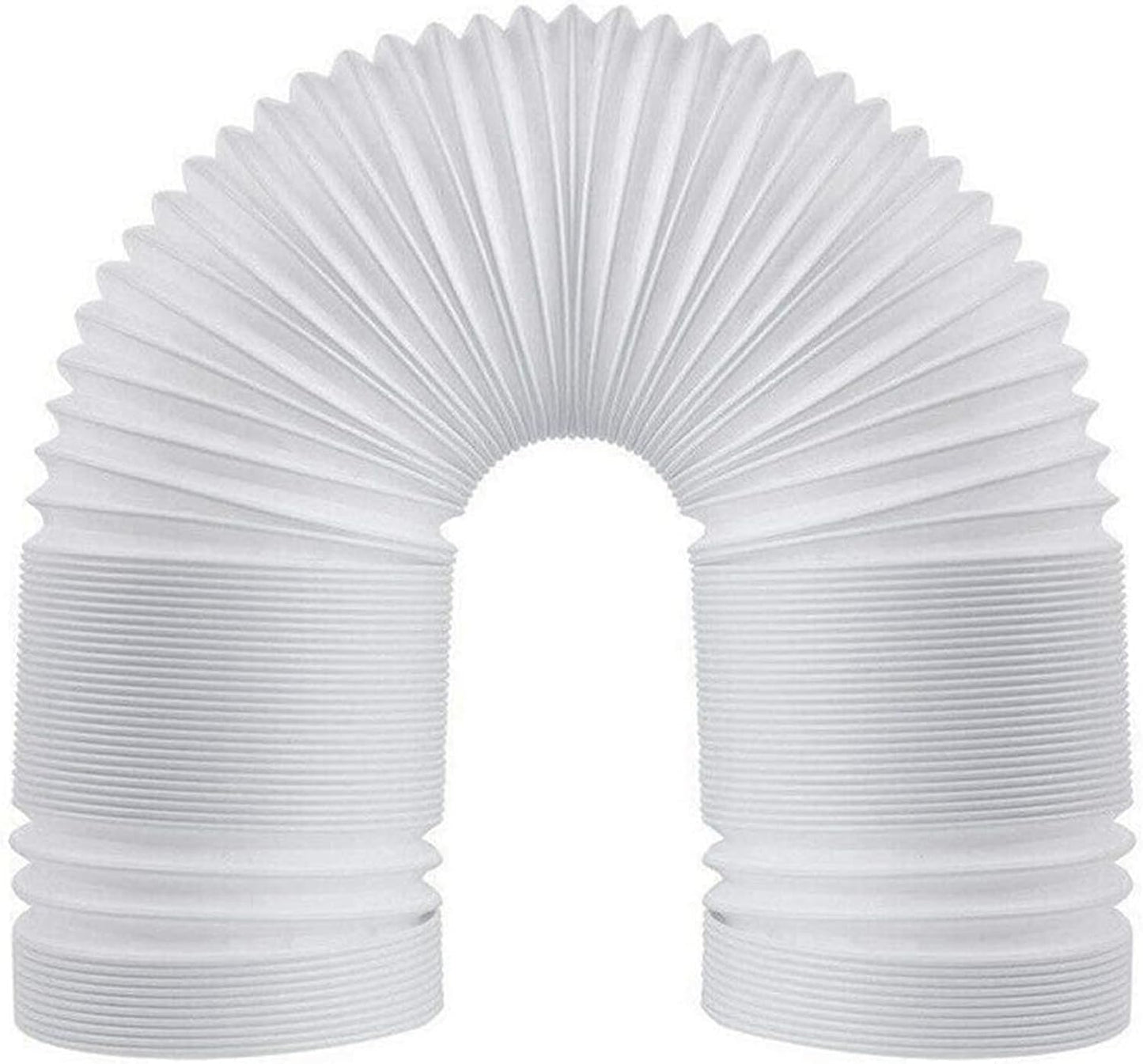Air Conditioner Exhaust Vent Hose - 5.9" Diameter, 59" Length, Angooni Universal Counter-Clockwise Thread Air Vent Compatible with Honeywell, Whynter, Frigidaire, LG, Toshiba, Delonghi, JHS