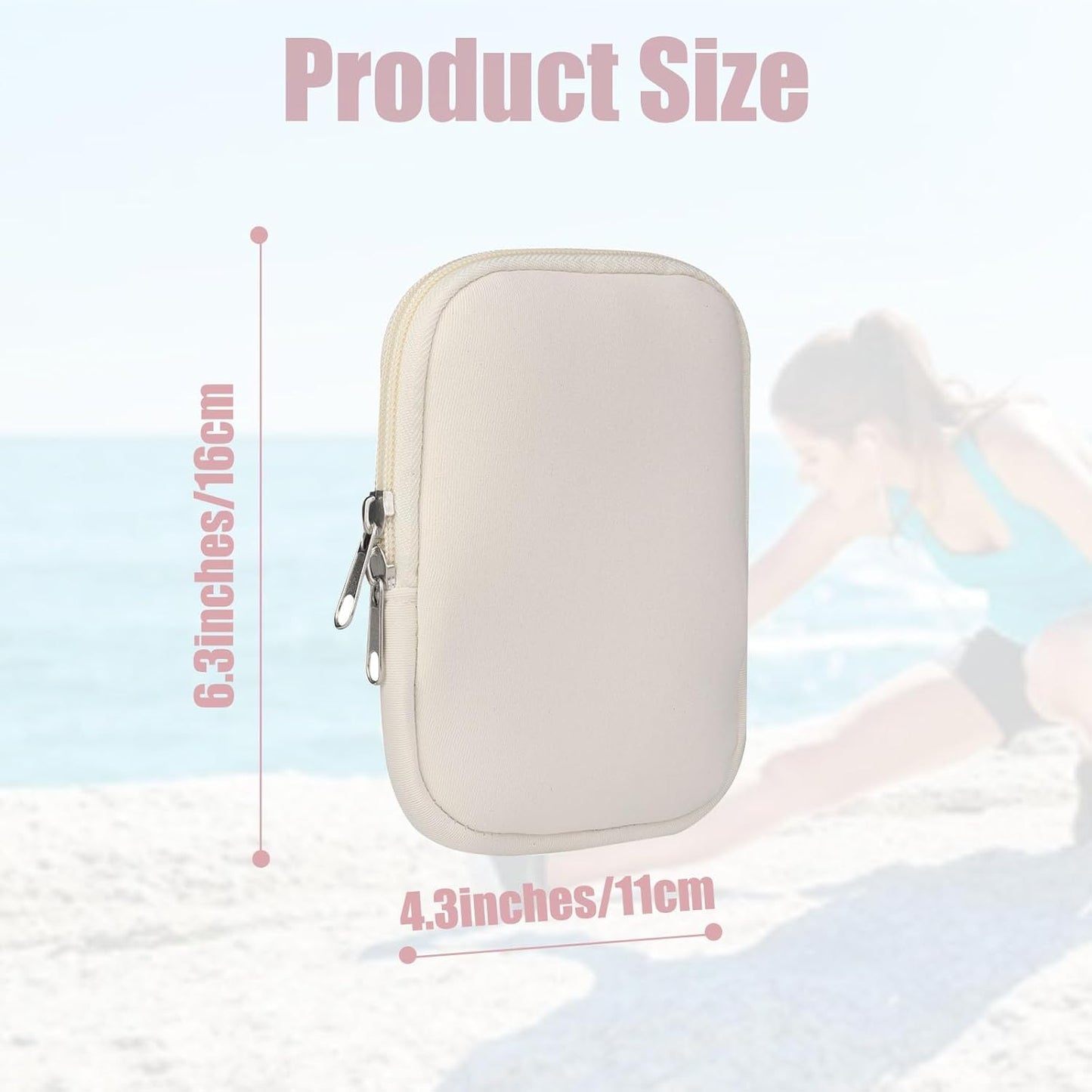 Water Bottle Pouch Compatible with Stanley Quencher Adventure Cup 20oz/30oz/40oz Stanley Fanny Pack Tumbler Pouch Gym Water Cup Bag with Strap for Phone,Cash,Card,Keys Stanley Accessories